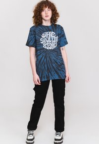 Paradiso Clothing THE ROLLING STONES 70S BAND DIP DYE - Print T-shirt - black