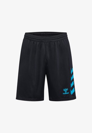 Hummel GRAPHIC UNIVERSE - Træningsbukser - black neon blue