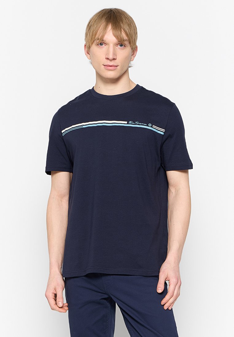 Ben Sherman T-shirt print donkerblauw