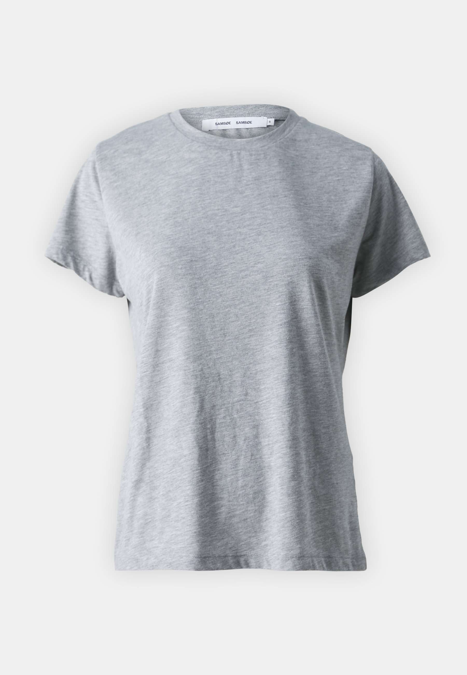 売れ筋商品|||サムス サムス Tシャツ レディース トップス SOLLY TEE SOLID - Basic T-shirt - grey melange Samsøe Samsøe SOLLY TEE SOLID - T-Shirt basic - grey melange