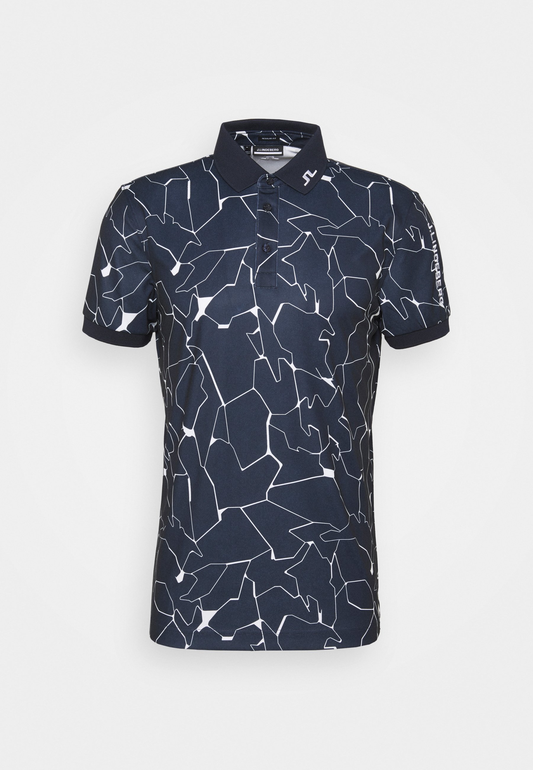 J Lindeberg Tour Tech Print Polo Slit Navy Azul Marino Zalando Es J Lindeberg Tour Tech Print Polo Slit Navy Azul Marino Zalando Es