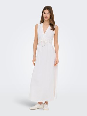 ONLY, ONLGOA Linen Long - Maxi šaty - cloud dancer