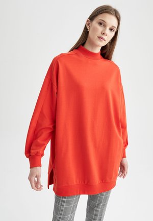 OVERSIZE FIT - Felpa - red