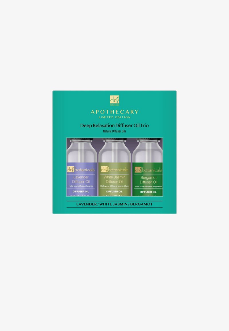 Dr Botanicals DEEP RELAXATION AROMA DIFFUSER OIL TRIO SET 15ML X 3 - Aroma diffuser - green
