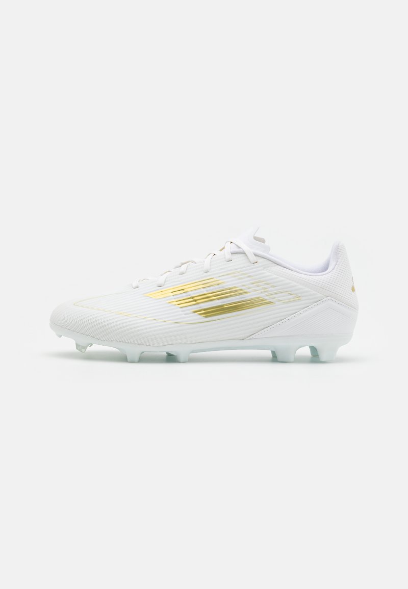adidas Performance F50 LEAGUE FIRM/MULTI-GROUND - Jalkapallokengät kiinteälle alustalle - footwear white/gold metallic