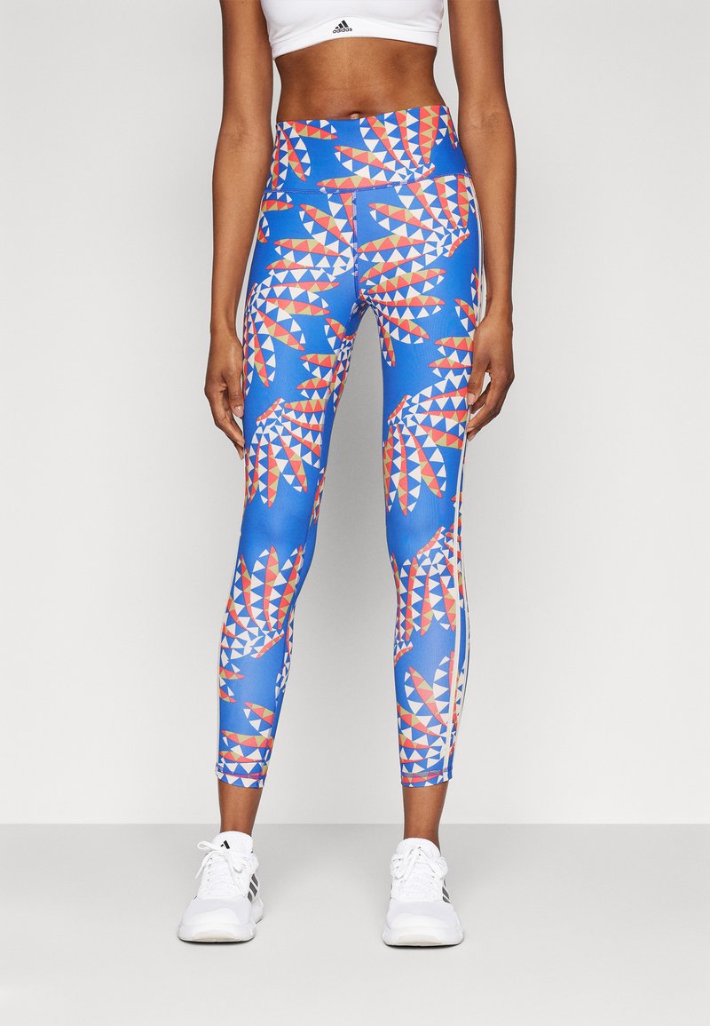 adidas Performance - FARM LEGGINGS - Retuusid - bold blue/bliss orange, Suurenda