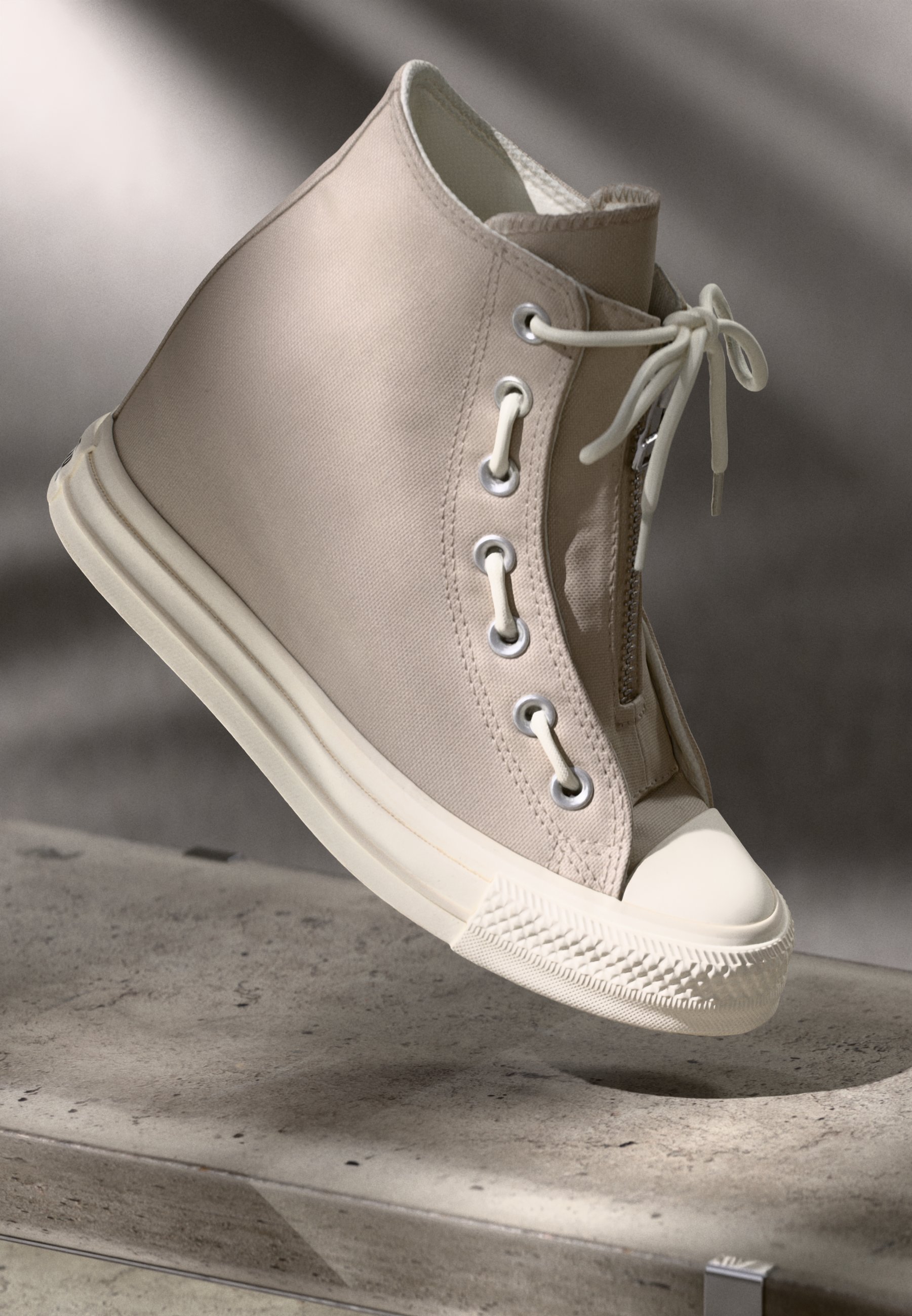 Chaussures Montantes Bébé Pitter Patter - Toile Crème Embellie - Taille 8 US - Neuf Avec Emballage