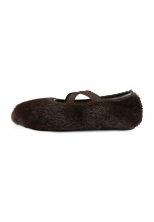 Riemchenballerina - brown