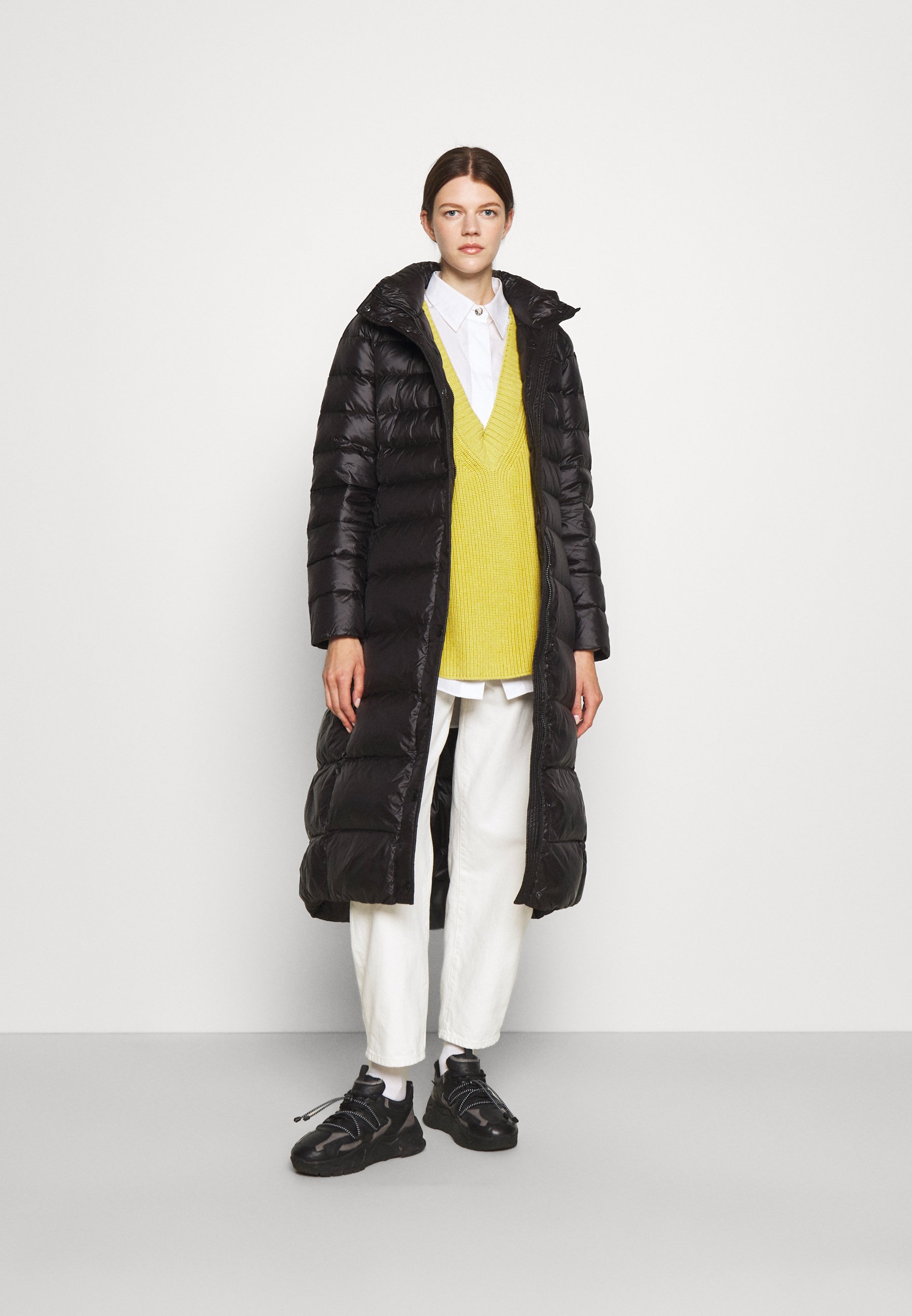 Damer BASIC COAT LONG LENGTH HOOD - Dunfrakker Damer BASIC COAT LONG LENGTH HOOD - Dunfrakker
