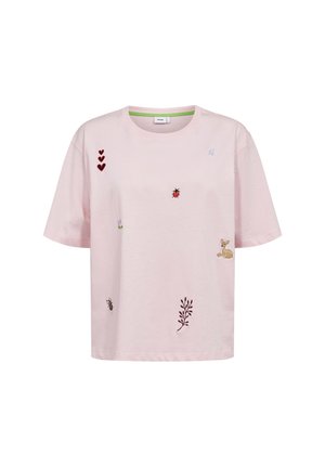 Nümph, NUTENIA BOXY T-SHIRT- GOTS - T-shirt imprimé - pink lady