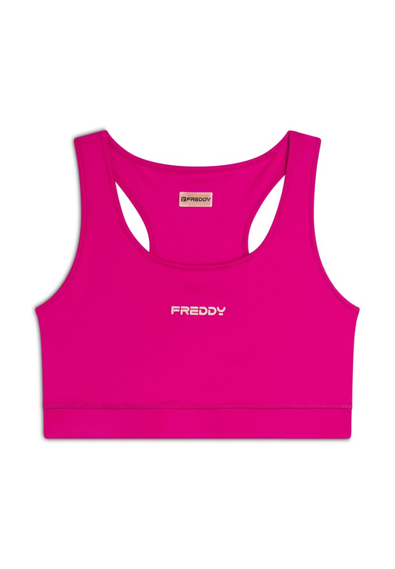 Freddy IN TESSUTO TECNICO CON LOGO - Sujetadores deportivos con sujeción media - cabaret