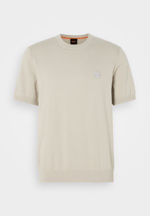 BOSS KANACHE - Basic T-shirt - light beige