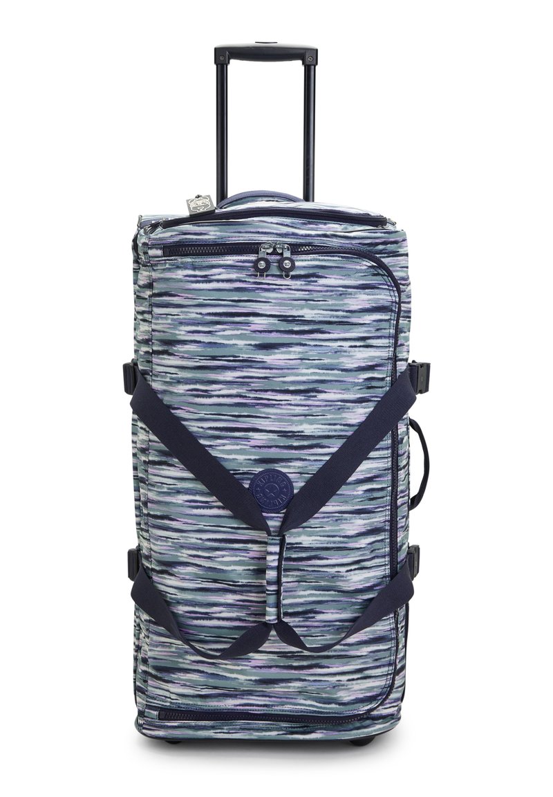 Kipling TEAGAN L Wheeled suitcase brush stripes/mottled dark blue