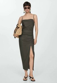 Mango Velika haljina - dark green