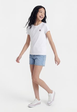 Fila LEONIE GIRLS UNISEX - T-shirt de sport - white