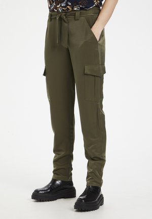 CUCORNELIA  - Kangashousut - olive night