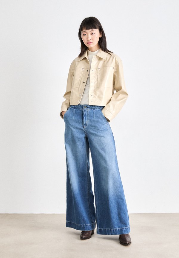 JELT - Faux leather jacket - open beige2