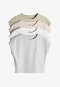 Non sélectionné, khakia pink grey marl white