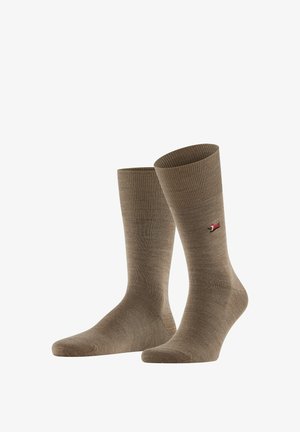 FALKE, AIRPORT X-MAS DACHSHUND SOCKEN - Socks - nutmeg mel