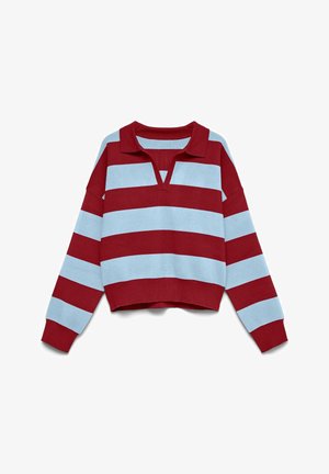 Vero Moda, KNITTED PULLOVER VMANNE KNITTED PULLOVER - Striktrøje - biking red