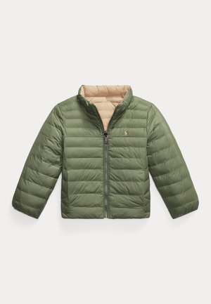 P-LAYER 2 REVERSIBLE MOCKNECK JACKET - Casaco para exterior - vintage khaki/mint olive