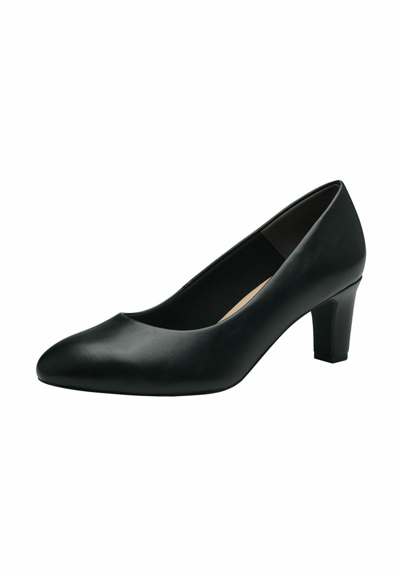 Damen Pumps Blockabsatz Schwarze Schuhe Ohne Absatz Tamaris Pumps