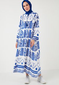 Unselected, royal blue
