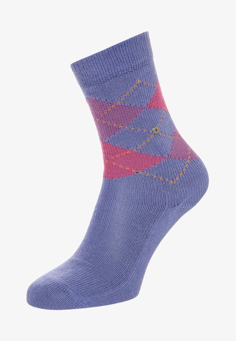 Burlington - WHITBY  - Socks - steelblue/red, Enlarge