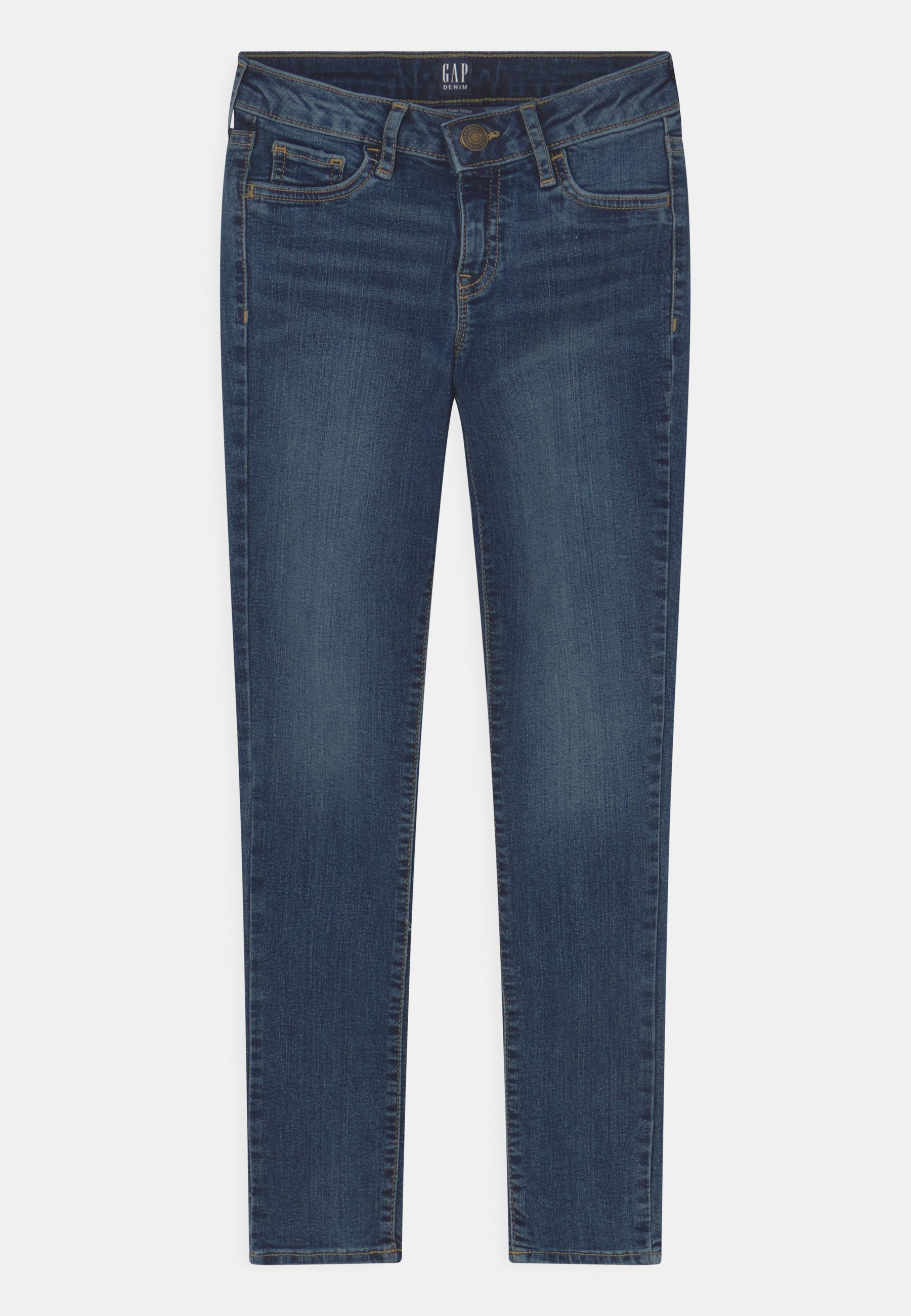 GAP GIRL NEW - Jeans Skinny Fit - medium indigo/blue denim - Zalando.co.uk