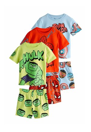 Next REGULAR FIT - MARVEL 3 PACK SET - Set lenjerie de noapte - red/blue/green