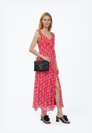 Love Moschino, HEART TURNLOCK - Ručna torbica - black