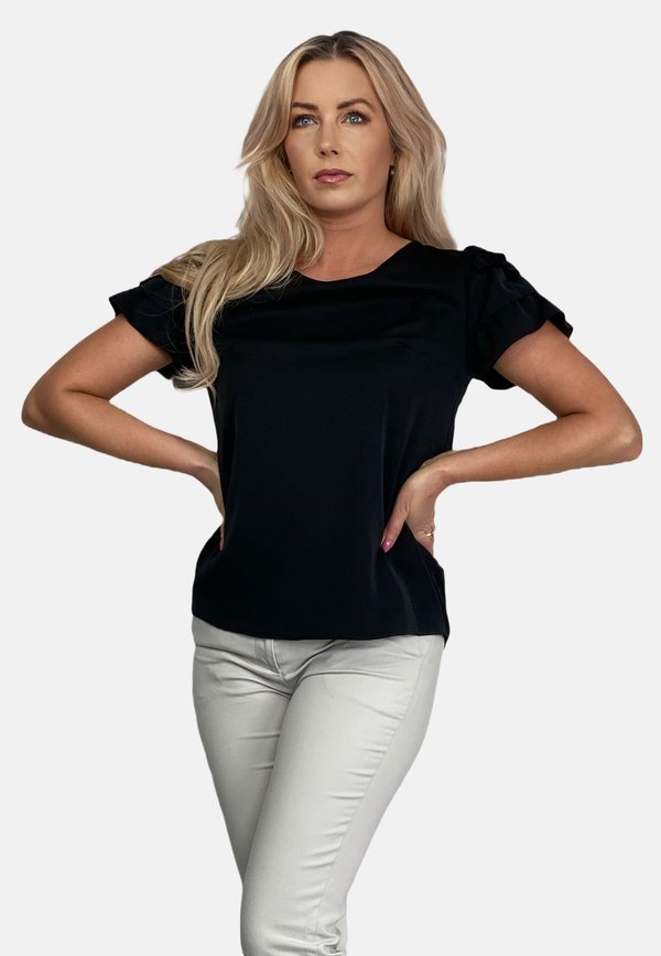 WITH FRILLS ON THE SLEEVES - Bluse