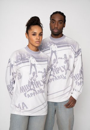 OVERSIZE LONGSLEEVE BOXING RING - Longsleeve - vasporous gray