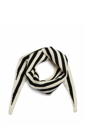 PCLULLU GESTREIFT - Foulard - cloud dancer
