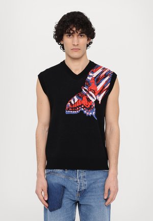 BLUEMARBLE SLEEVELESS SWEATER - Waistcoat - black