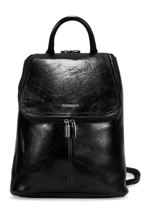 CON SOLAPA Y CREMALLERA
 - Mochila - black