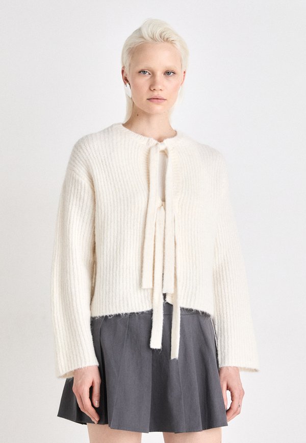 TIE CARDIGAN - Strickjacke