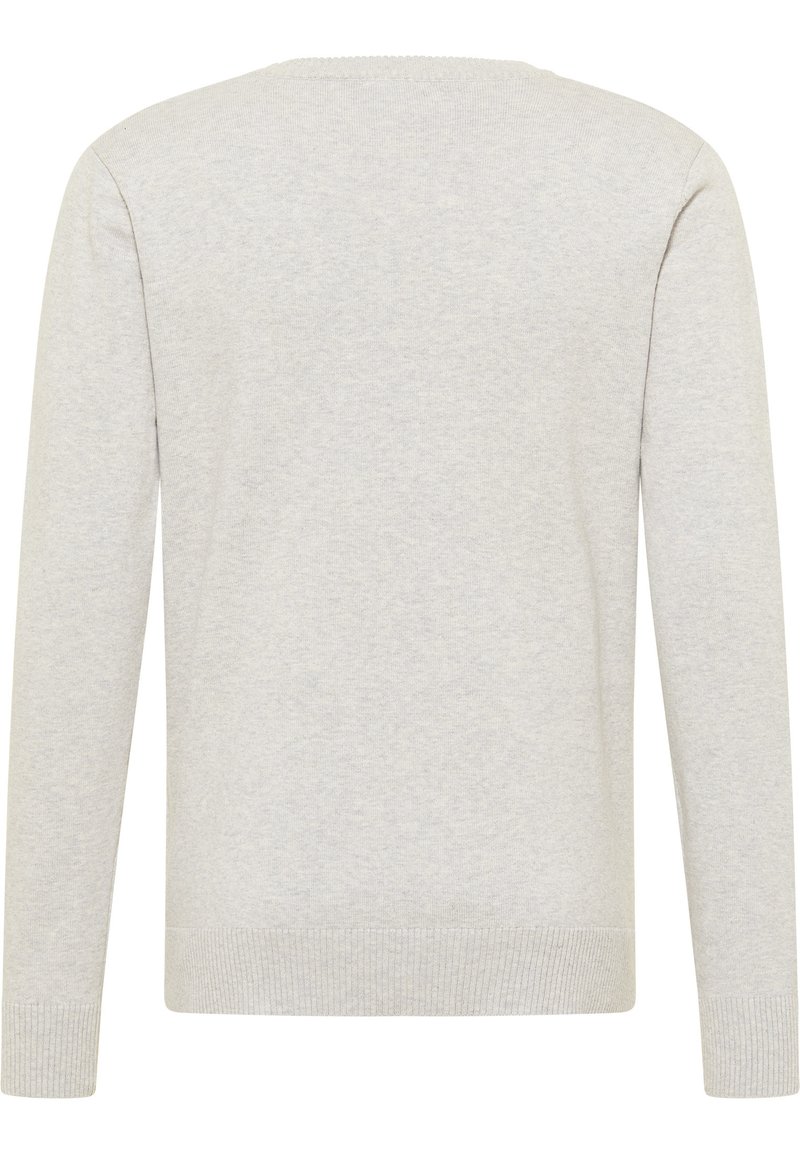 Herren Strickjacken | Mo MO BLONDA Strickpullover hellgrau melange/hellgrau-meliert - HS48118 Herren Strickjacken | Mo MO BLONDA Strickpullover hellgrau melange/hellgrau-meliert - HS48118