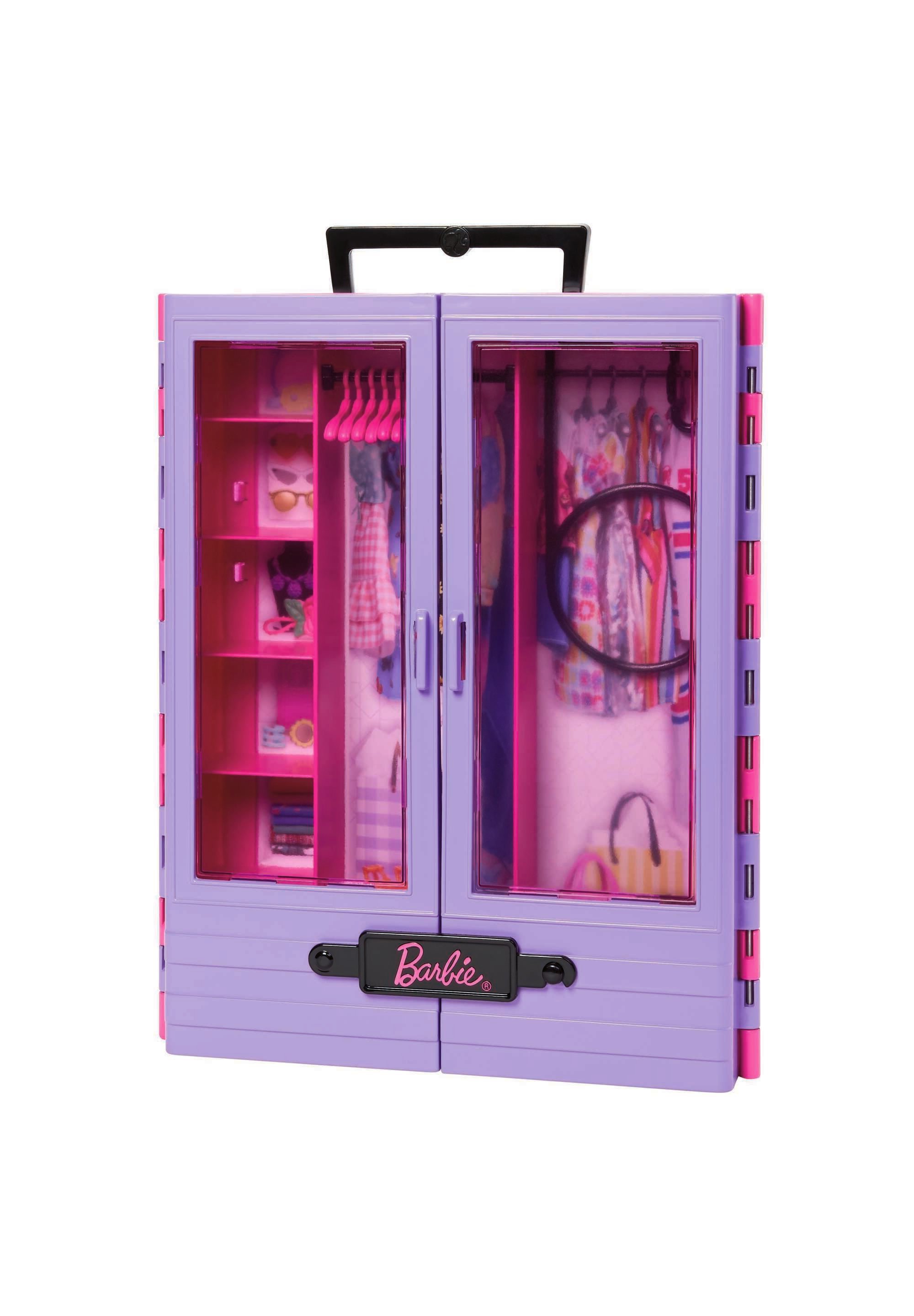barbie kleiderschrank - puppen-accessoires - multicolor/mehrfarbig