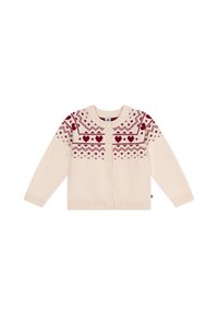 Petit Bateau PETIT CARDIGAN TRICOT JERSEY JACQUARD [93] - Cardigan - avalanche/amarante