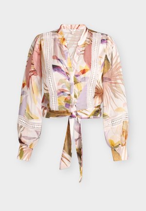 Guess, ZAHARA TIE TOP - Πουκαμίσα με κουμπιά - sarika palm