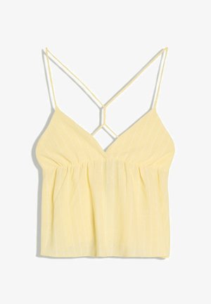 Bershka, TOP - Débardeur - yellow