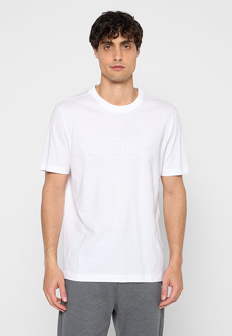 Boss T-shirt print wit