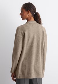 Marc O'Polo LONGSLEEVE - Kardigán - shaded brown melange