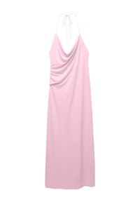 ASYMMETRIC-MIDI - Haljina od žerseja - pink