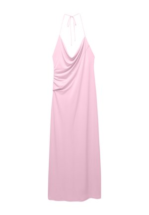 PULL&BEAR ASYMMETRIC-MIDI - Jersey dress - pink