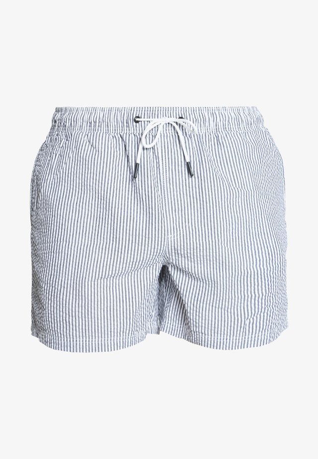 IARUBA SWIMSHORTS SEERSUCKE - Zwemshorts - navy blazer