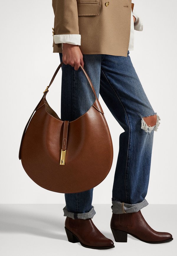 Polo ID Calfskin Large Shoulder Bag - Tote bag - cuoio2