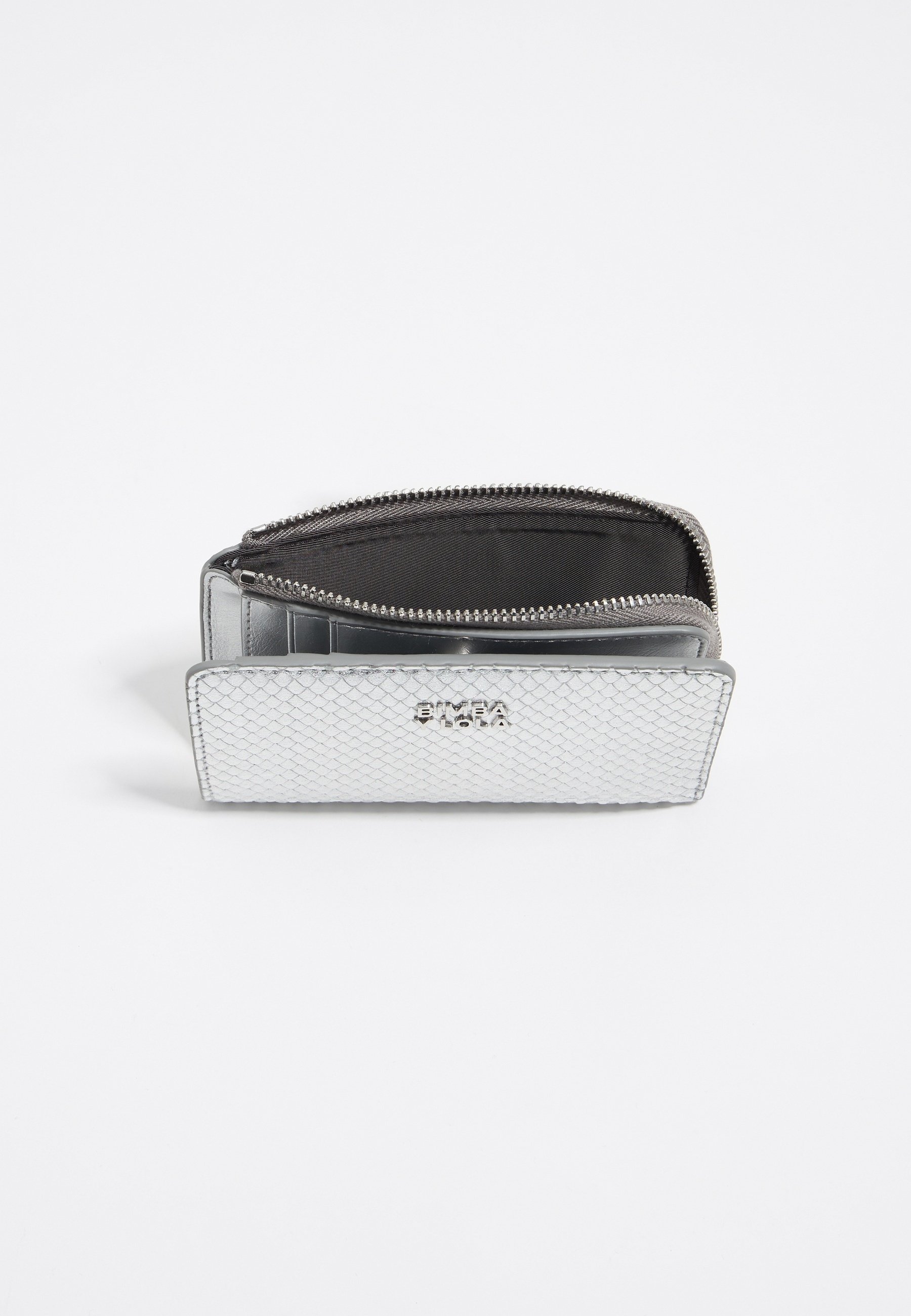 ◎BIMBA Y LOLA◎ Silver emblem card wallet B246AIV027SIF BIMBA Y LOLA - Portfel - Ceny i opinie - Ceneo.pl