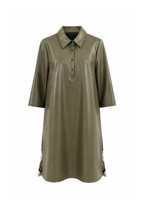 TUZZI, DAMEN - Blousejurk - dark olive